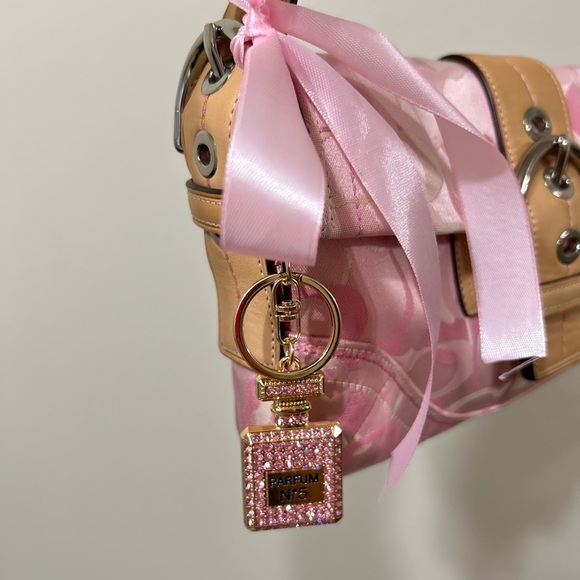 Coach Vintage Y2K Pink Soho Handbag Shoulder Bag Rare - Picture 6 of 8